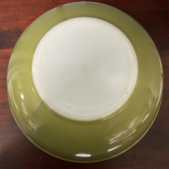 Vintage 1966 Pyrex 403 2 1/2 Qt Verde Green Avocado Nesting Mixing Bowl - Picture 7 of 11
